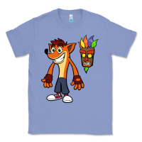 Colony Blue CRASH BANDICOOT Classic Tee - linhVisuals