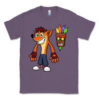 Lavender CRASH BANDICOOT Classic Tee - linhVisuals