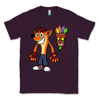 Plum CRASH BANDICOOT Classic Tee - linhVisuals