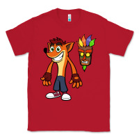 Red CRASH BANDICOOT Classic Tee - linhVisuals