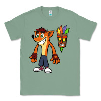 Sage CRASH BANDICOOT Classic Tee - linhVisuals