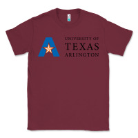 Burgundy The university of texas at arlington Classic Tee - linhVisuals