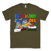 Army Green Be a kind sole Autism Awareness Classic Tee - FaDigitalArtStudio