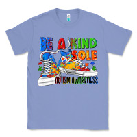 Colony Blue Be a kind sole Autism Awareness Classic Tee - FaDigitalArtStudio