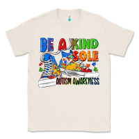 Natural Be a kind sole Autism Awareness Classic Tee - FaDigitalArtStudio