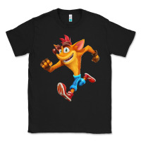 Black CRASH BANDICOOT Classic Tee - linhVisuals