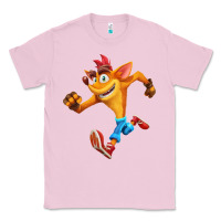 Bubblegum Pink CRASH BANDICOOT Classic Tee - linhVisuals