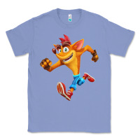 Colony Blue CRASH BANDICOOT Classic Tee - linhVisuals