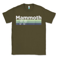 Army Green retro hiking boottrail running   mammoth california t shirt Classic Tee - linhVisuals