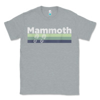 Heather Grey retro hiking boottrail running   mammoth california t shirt Classic Tee - linhVisuals