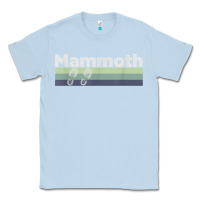 Dusty Blue retro hiking boottrail running   mammoth california t shirt Classic Tee - linhVisuals