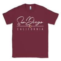 Burgundy san diego ca sweatshirt Classic Tee - linhVisuals