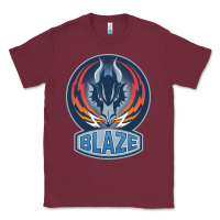 Burgundy coventry blaze Classic Tee - linhVisuals