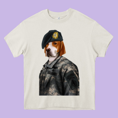 Pet Portraits, Custom Pet Portraits, Renaissance Pet Portraits, Custom Heavy Core Tee Designed By Ranaportraitstore