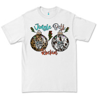 White Jingle Bell Rockin Premium Tee - CowhideDigitalArt