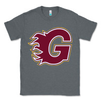Charcoal Heather guildford flames Classic Tee - linhVisuals