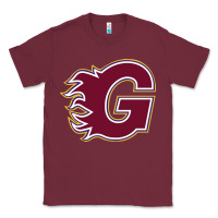 Burgundy guildford flames Classic Tee - linhVisuals