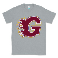 Heather Grey guildford flames Classic Tee - linhVisuals
