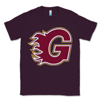 Plum guildford flames Classic Tee - linhVisuals