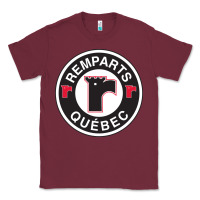Burgundy remparts-quebec Classic Tee - linhVisuals