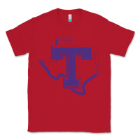 Red tarleton tontexas Classic Tee - linhVisuals