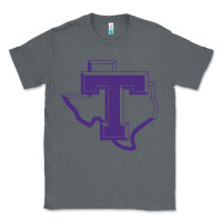 Charcoal Heather tarleton tontexas Classic Tee - linhVisuals