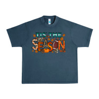 Midnight Navy tis the season football Urban Heavy Tee - RacoonDesign