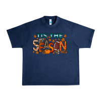 Navy tis the season football Urban Heavy Tee - RacoonDesign