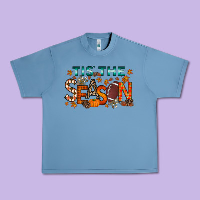 Tis The Season Football Urban Heavy Tee Designed By Racoondesign