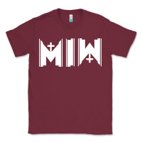 Burgundy Motionless In White Classic Tee - linhVisuals