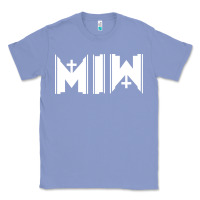 Colony Blue Motionless In White Classic Tee - linhVisuals