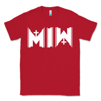 Red Motionless In White Classic Tee - linhVisuals