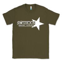 Army Green ROCK STAR Classic Tee - linhVisuals