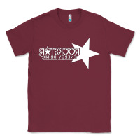Burgundy ROCK STAR Classic Tee - linhVisuals