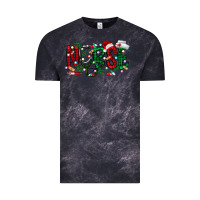 Cloud Black nurse christmas Vintage Tee - RacoonDesign