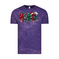 Cloud Purple nurse christmas Vintage Tee - RacoonDesign