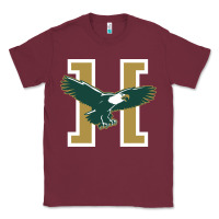 Burgundy husson  eagles Classic Tee - linhVisuals