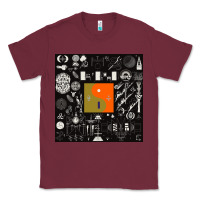 Burgundy nice bon -iver symbol Classic Tee - linhVisuals