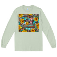 Matcha baby pigs with leopard cowhide and sunflowers Long Sleeve Tee - Artiststas