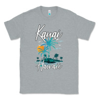 Heather Grey family vacation retro sunset hawaii kauai t shirt Classic Tee - linhVisuals
