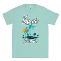 Seafoam family vacation retro sunset hawaii kauai t shirt Classic Tee - linhVisuals