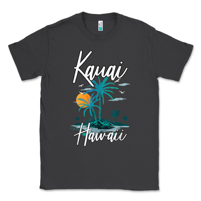 Family Vacation Retro Sunset Hawaii Kauai T Shirt Classic Tee by linhVisuals | Teevron