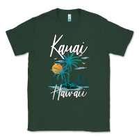 Sports Green family vacation retro sunset hawaii kauai t shirt Classic Tee - linhVisuals
