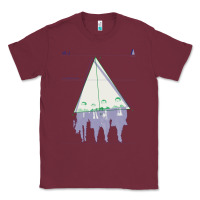 Burgundy Alt-j Classic Tee - linhVisuals