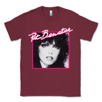 Burgundy #the pat benatal Classic Tee - linhVisuals