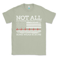 Matcha nurses not all superheroes wear caps some wear scrubs nurse supportive Classic Tee - linhVisuals