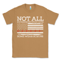 Toasted Coconut nurses not all superheroes wear caps some wear scrubs nurse supportive Classic Tee - linhVisuals