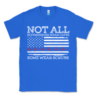 True Royal nurses not all superheroes wear caps some wear scrubs nurse supportive Classic Tee - linhVisuals