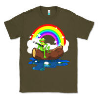 Army Green the rainbow connection Classic Tee - linhVisuals