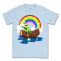 Dusty Blue the rainbow connection Classic Tee - linhVisuals